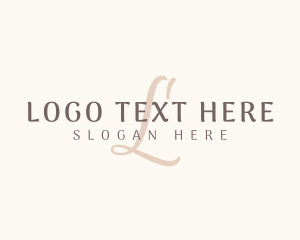 Salon - Beauty Elegant Cursive logo design
