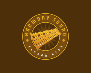 Orchestra - Xylophone Musical Instrument logo design