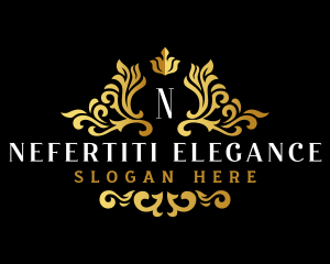 Elegant Ornament Crest logo design