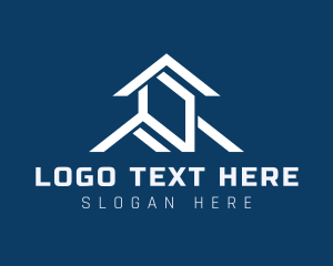 Contractor - House Roofing Architecture logo design