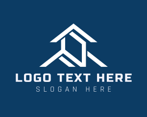 House Roofing Architecture Logo