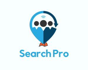 Search - Map Pin logo design