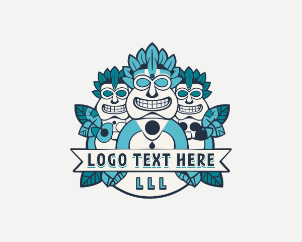 Tiki Culture - Tiki Culture Mask logo design