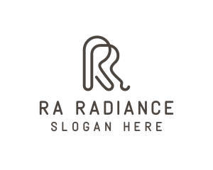 Generic Monoline Brand Letter R logo design