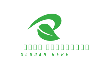 Green Leaf R Logo
