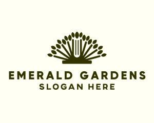 Gardening Tree Book logo design