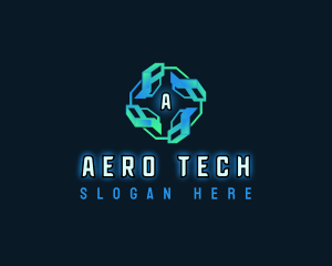 Network Tech App logo design