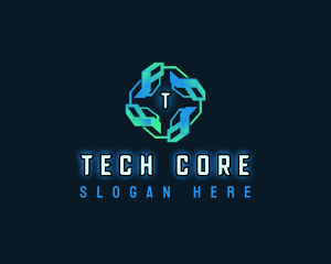 Network Tech App logo design