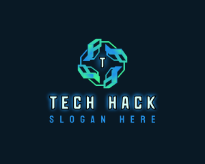 Network Tech App logo design