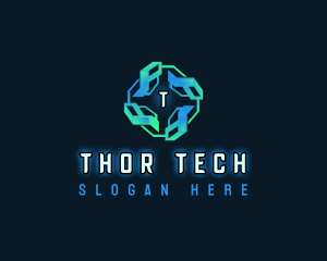 Network Tech App logo design