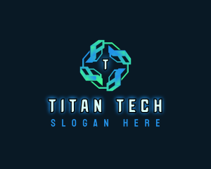 Network Tech App logo design