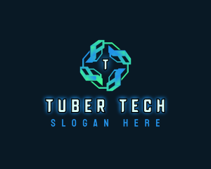 Network Tech App logo design