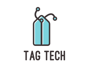 Tag - Circuit Price Tag logo design
