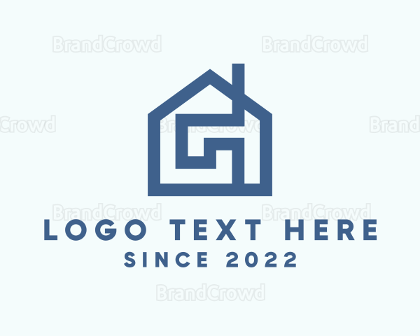 Apartment House Maze Logo