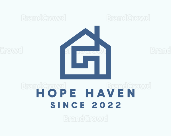 Apartment House Maze Logo