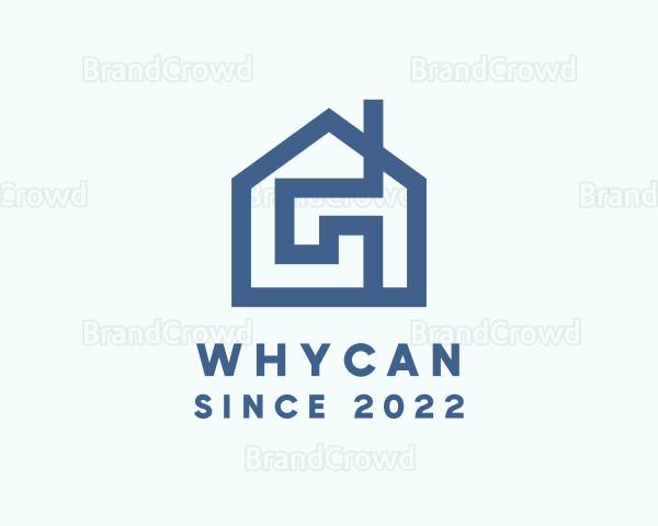 Apartment House Maze Logo