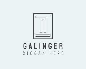Pillar Letter I Logo