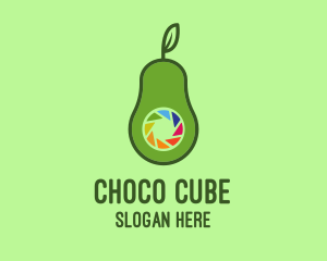 Gay - Avocado Camera Shutter logo design