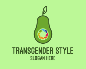 Transgender - Avocado Camera Shutter logo design