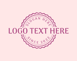 Cute - Pink Circle Business logo design