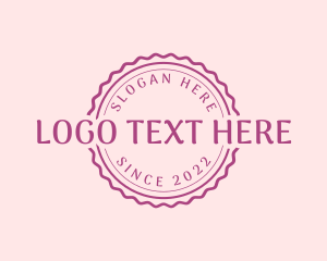 Cake - Pink Circle Business logo design