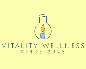 Wellness Aroma Lamp logo design