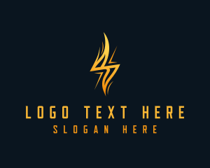 Charge - Electric Flash Energy Power logo design