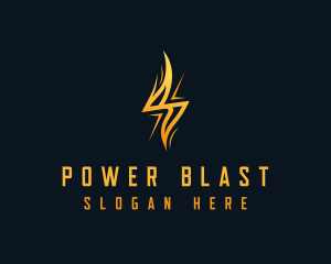 Electric Flash Energy Power logo design