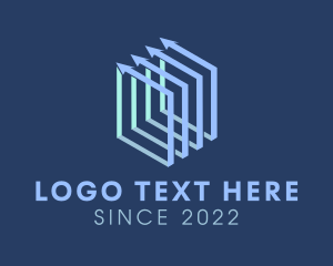 Online - Cube Arrow Digital Marketing logo design