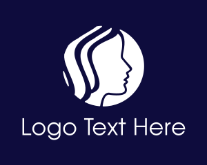 Woman Hair Head Logo