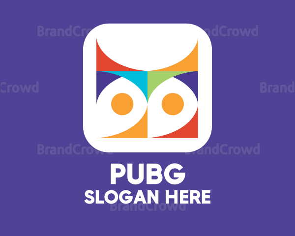 Colorful Owl App Logo