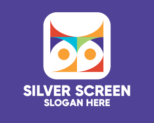 Mobile Application - Colorful Owl App logo design
