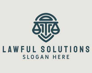 Legal - Legal Scale Shield logo design
