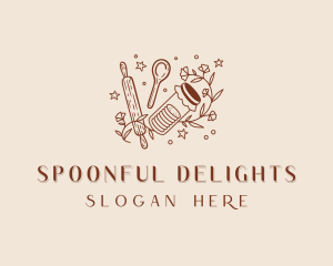 Floral Baking Patisserie logo design