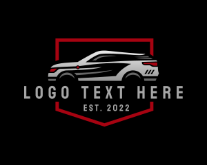 Car - Car Transport Emblem logo design