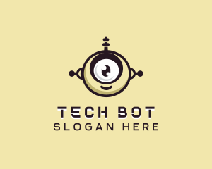 Robot Educational Bot logo design