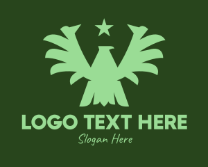 Marines - Green Military Eagle logo design