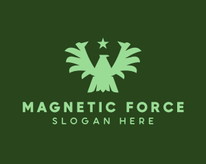 Aviation Military Eagle  logo design