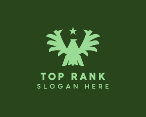 Ranking - Aviation Military Eagle logo design