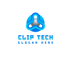 App Cybersecurity Tech logo design