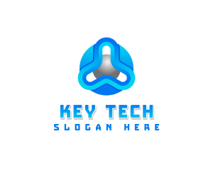 App Cybersecurity Tech logo design