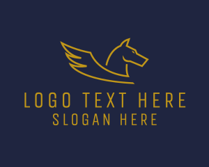 Corporate - Mythical Pegasus Wings logo design