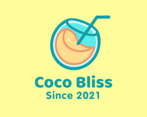 Tropical Orange Juice logo design