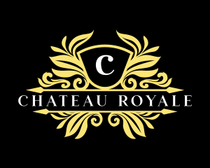 Luxury Royal Ornament Shield logo design