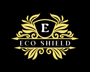 Luxury Royal Ornament Shield logo design