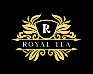 Luxury Royal Ornament Shield logo design