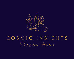 Cosmic Beauty Gem logo design