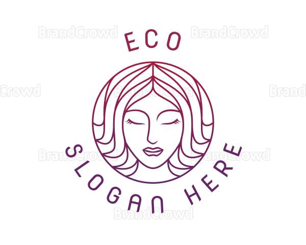 Woman Fashion Cosmetics Logo