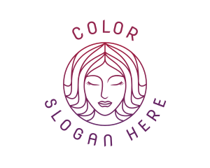 Woman Fashion Cosmetics Logo