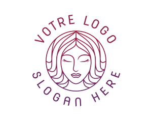 Woman Fashion Cosmetics Logo